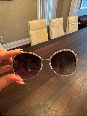 CHANEL | Accessories | Chanel Womens Sunglasses Italy Cateye  display picture 2